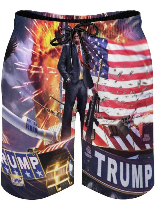 Trump Tank swim trunks