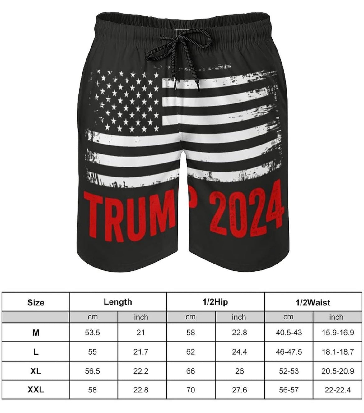 Trump swim trunks